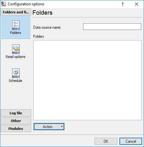 Alcatel 4400. Folders and files.