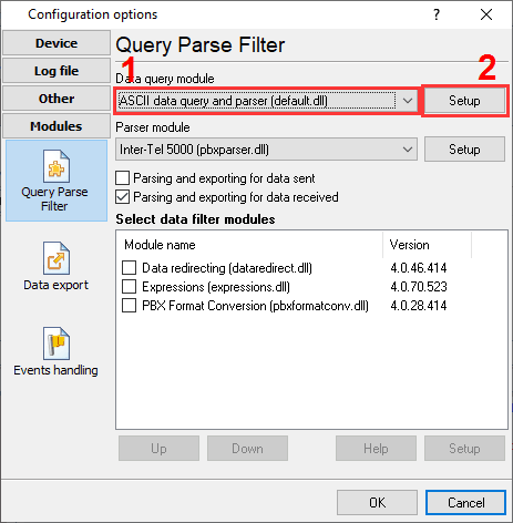 Data Parser for Inter-Tel 5000