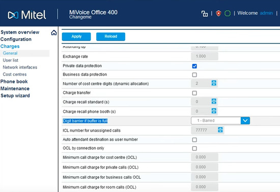 Mitel MiVoice Office 400 3